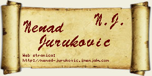 Nenad Juruković vizit kartica